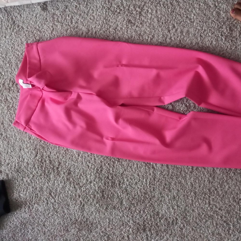 NWOT Rachel Zoe Vibrant Pink Straight Leg Pants